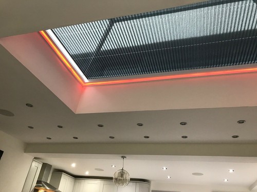 Pleated roof thermal blinds - roof,