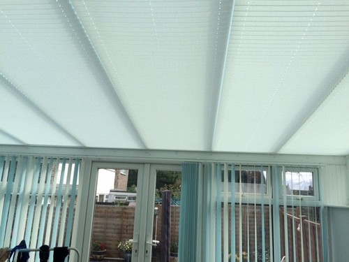 Conservatory pleated roof - conservatory,