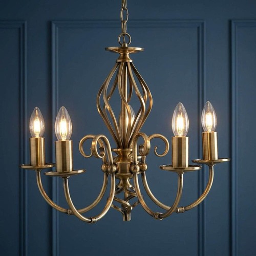 Oaks tuscany brass chandelier - tuscany,