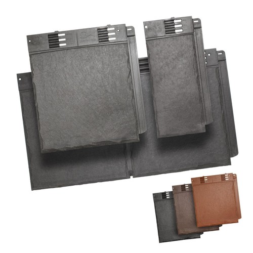 Plastic roof tile - tile, envirotile