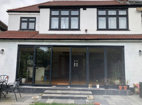 Aluminium folding doors - folding,