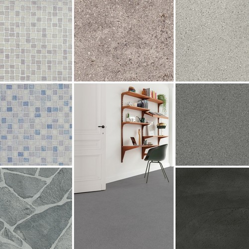 Vinyl flooring mosaic - vinyl,