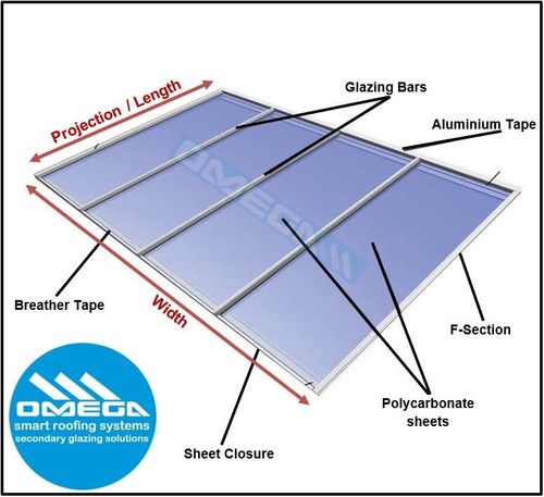 Lean conservatory roof kit - lean,
