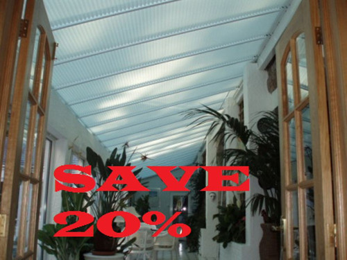 Conservatory pleated lean - conservatory,