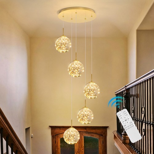 Heads staircase chandelier - 5,
