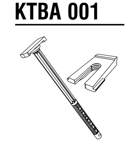 Ultraframe ridge bolt - t,