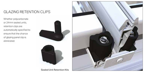 Ultraframe glazing panel clip - ultraframe,