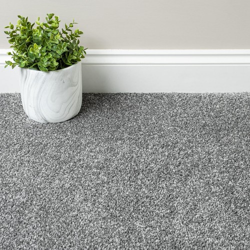 Grey saxony carpet 14mm - saxony,